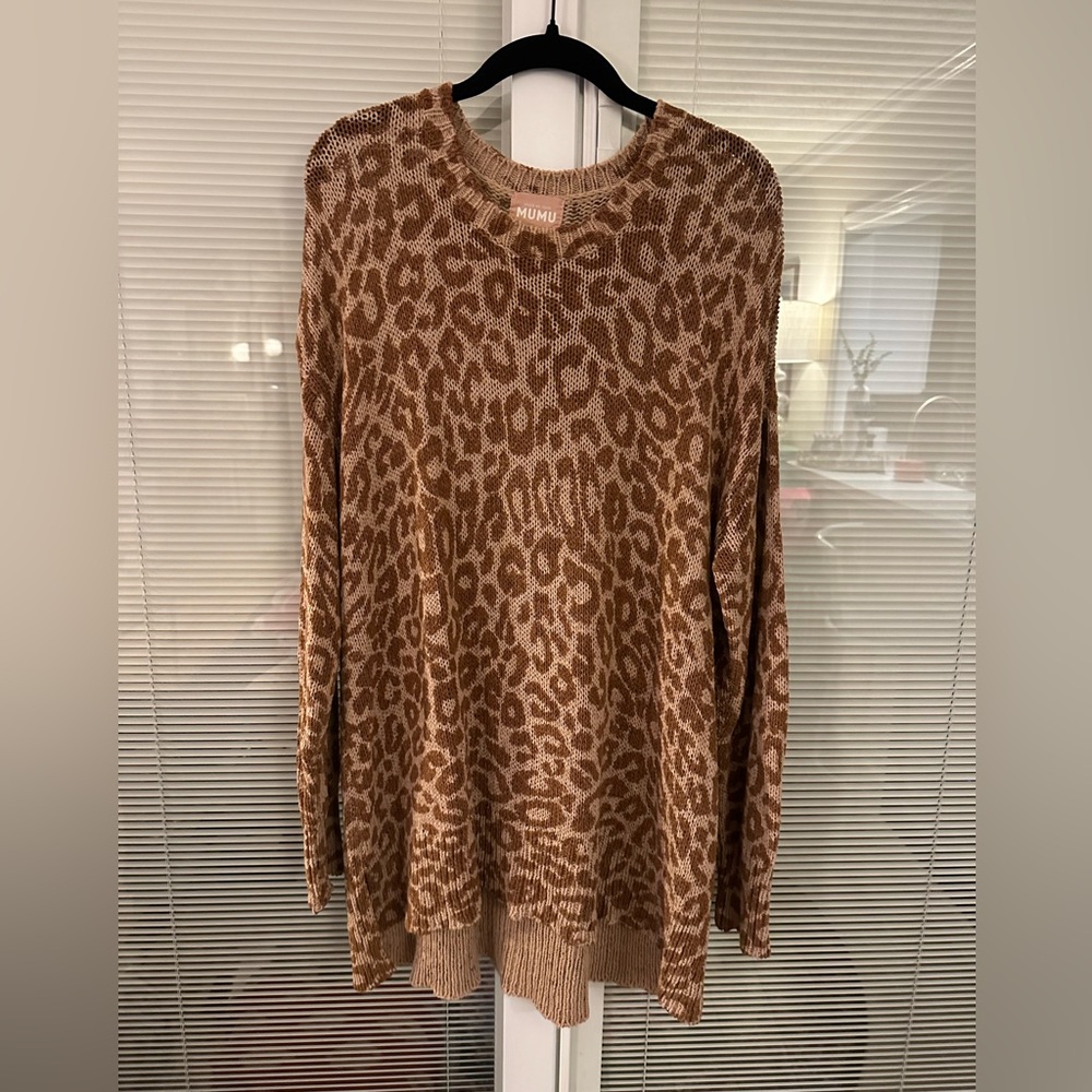 Show me your mumu light knit sweater